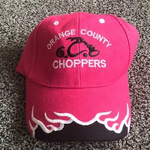 NWOT Orange County Choppers Hat with Flames